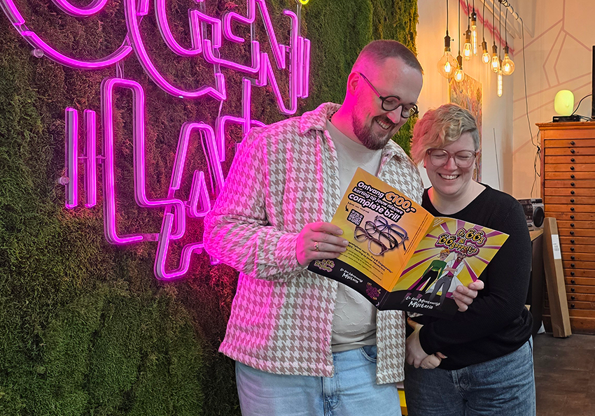 Limited edition stripverhaal dr. oog en oogappeltje