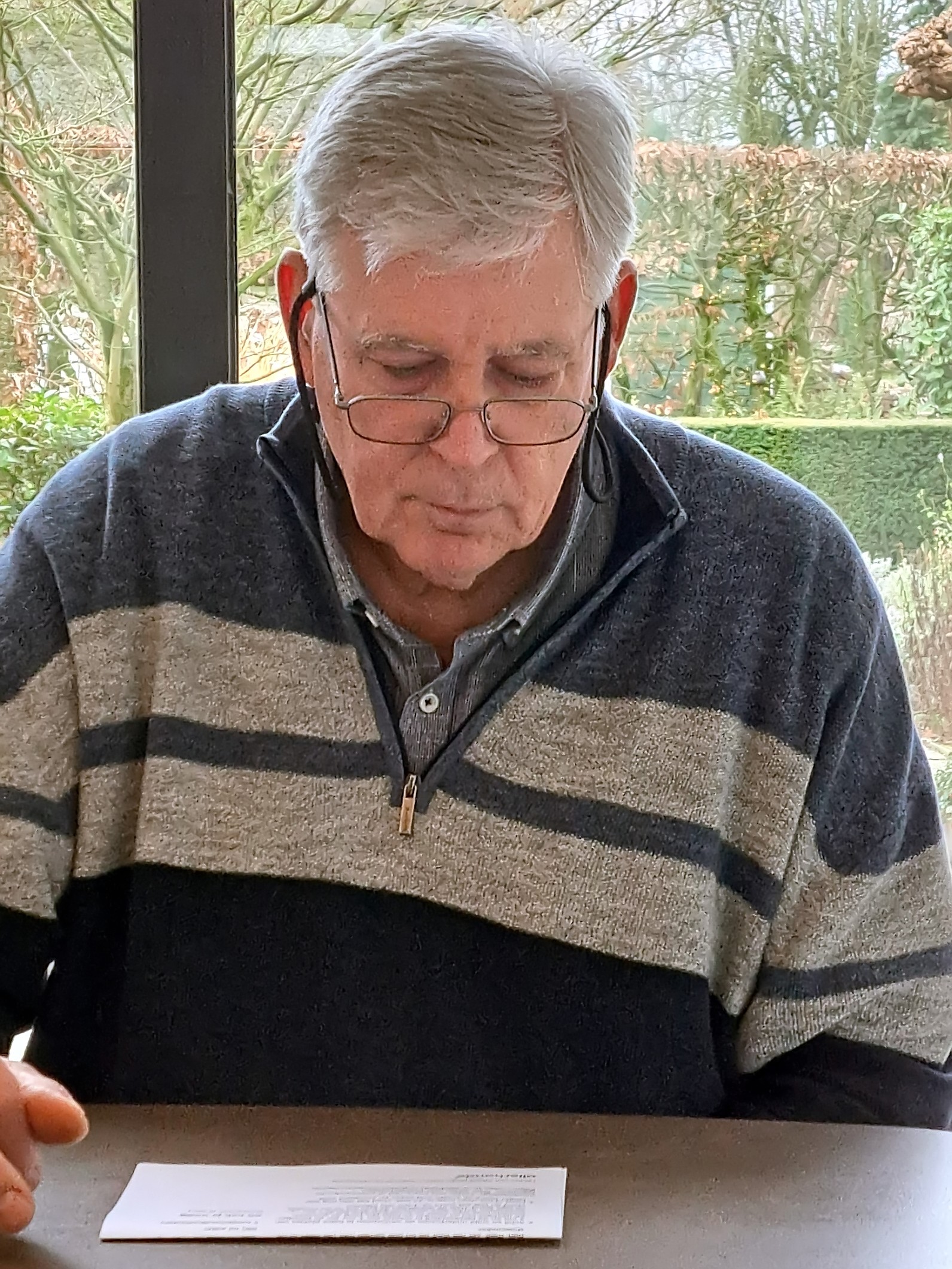 Hans ziet de wereld weer helder