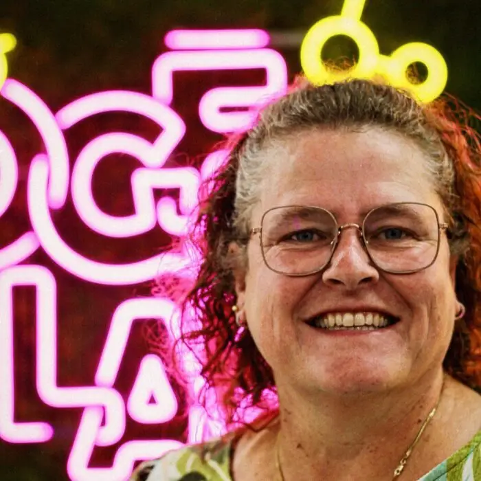 Nieuwe bril voor Petra van Uem